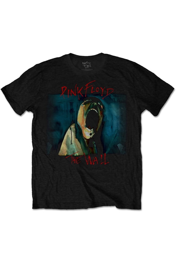 Men's Pink Floyd The Wall Scream Slim Fit T-shirt Small Black