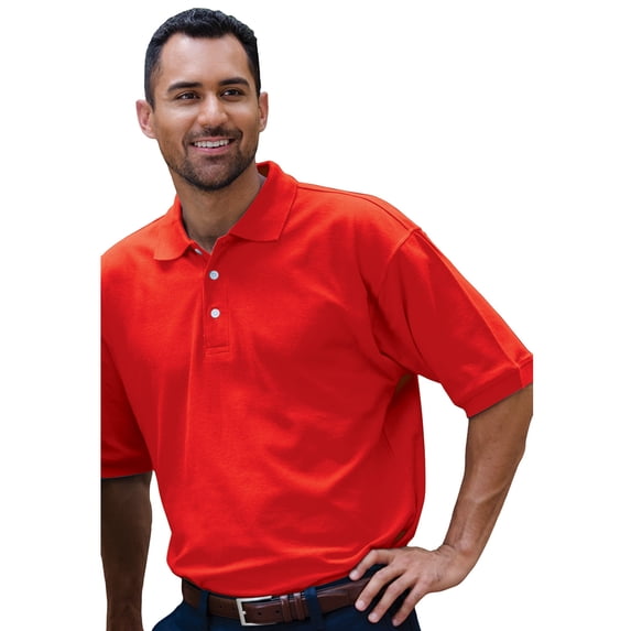 Men's Pique Cotton Short Sleeve Shirt