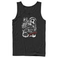 thumbnail image 1 of Men's Pirates of the Caribbean: Curse of the Black Pearl Jack Sparrow Icons  Tank Top Black X Large, 1 of 5