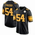 thumbnail image 1 of Men's Pittsburgh Frazier 54 Black Alternate Stitched T-Shirts Sports Player Game Top, Small, 1 of 1