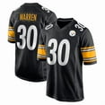 thumbnail image 1 of Men's Pittsburgh Warren 30 Black Stitched T-Shirts Sports Player Game Top, X-Large, 1 of 1
