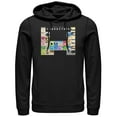 thumbnail image 1 of Men's Pixar Character Periodic Table  Pull Over Hoodie Black 3X Large, 1 of 3