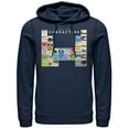 thumbnail image 1 of Men's Pixar Character Periodic Table  Pull Over Hoodie Navy Blue Large, 1 of 3