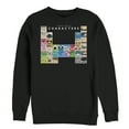 thumbnail image 1 of Men's Pixar Character Periodic Table Sweatshirt Black Small, 1 of 3