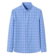 thumbnail image 1 of Men's Plaid Button Down Shirt Long Sleeve Regular Fit Casual Shirts with Chest Pocket for Work to Weekend Casual Outdoor, 1 of 3
