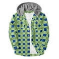 thumbnail image 1 of Men's Plaid Hoodie Flannel Shirt Jacket Long Sleeve Casual Fashion Button Down Shirts Big and Tall, 1 of 5