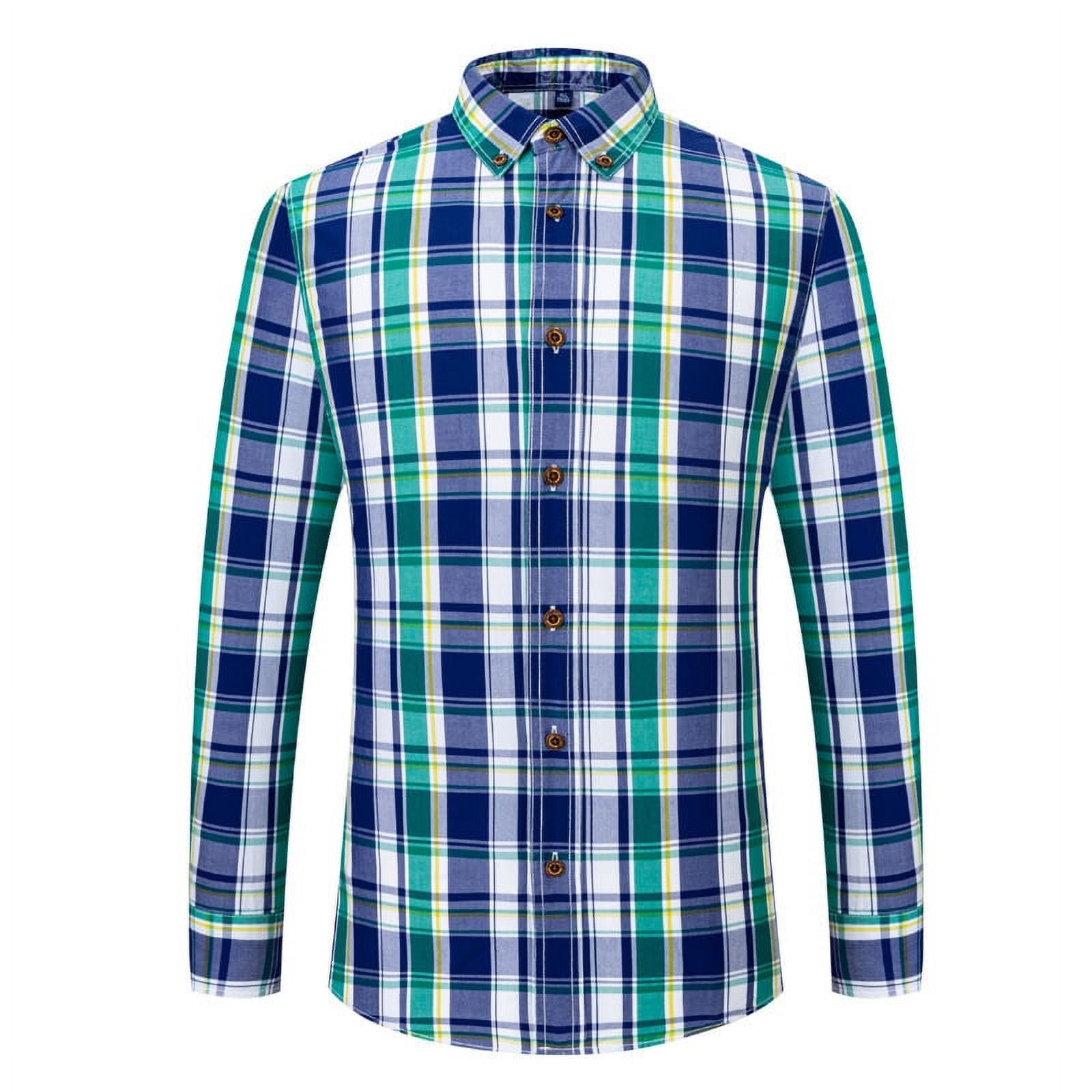 Men's Plaid Professional Work Shirt - Elevate Your Wardrobe with Style