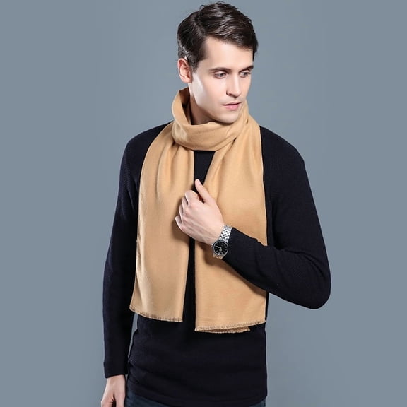 Men's Plaid Scarf, Classic Winter Polyester Scarf for Men, 180x30cm,180*30cm,6