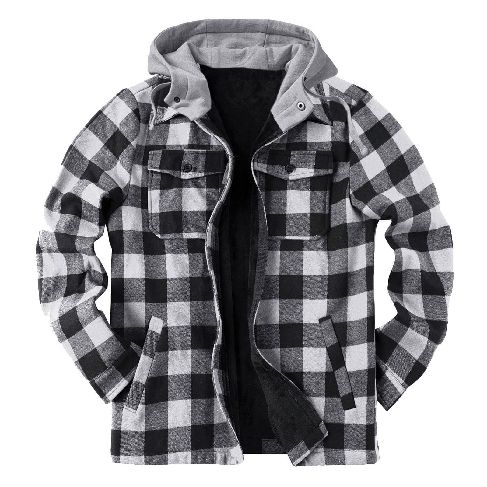 Hooded Shirt Coat