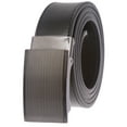 thumbnail image 1 of Men's Plain Leather Slide Dress Belt with Automatic Buckle, 1 of 5