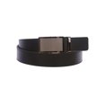 thumbnail image 1 of Men's Plain Leather Slide Ratchet Dress Belt with Automatic Buckle, 1 of 3