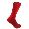 thumbnail image 1 of Men's Plain Mid-Calf Dress Socks in Red Color, 1 of 9