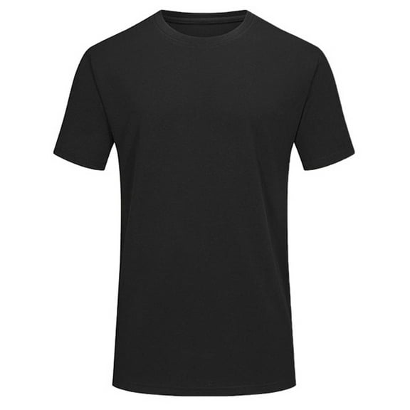 Men's Plain Round Neck Raglan Sleeve Short Sleeve T Shirt - Fitness Training, Breathable Nylon, Sporty Design - M-XXXXL