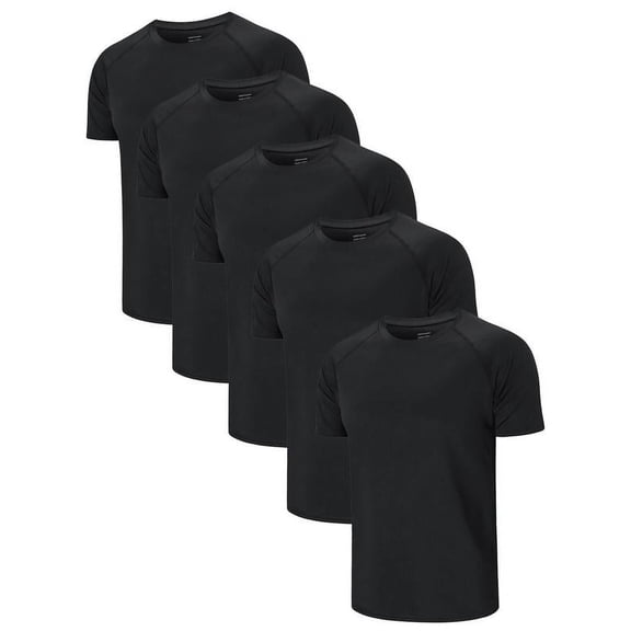 Men's Plain Round Neck Raglan Sleeve Spring Sports Football Jersey, Quick Drying Breathable T-shirt, Casual Tee Tops for Gym Workout Running Back to School, Mens Clothes, Summer Outfits,