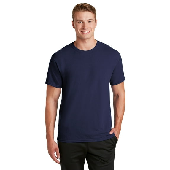 RADYAN Men's Comfortable Stylish Shot Sleeve Plain T-Shirts - 100% Cotton, Deep Navy - XL