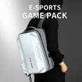 thumbnail image 1 of Men's Plastic Men's Backpack Waterproof E-sports Student Hard Case Computer Bag For Work,Silver, 1 of 2