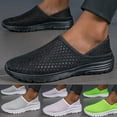thumbnail image 1 of Men's Platform Non Slip Water Shoes Two Way Wear Lightweight Non Slip Hollow Out Mesh Slip On Sneakers, 1 of 8