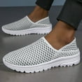thumbnail image 1 of Men's Platform Non Slip Water Shoes Two Way Wear Lightweight Non Slip Hollow Out Mesh Slip On Sneakers, 1 of 3