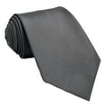 thumbnail image 1 of Men’s Platinum Formal Satin Self-Tie Necktie in a Variety of Colors by Spencer J’s Signature Satin Collection, 1 of 3