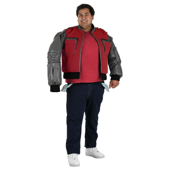 Men's Plus Size Authentic Marty McFly Jacket Costume