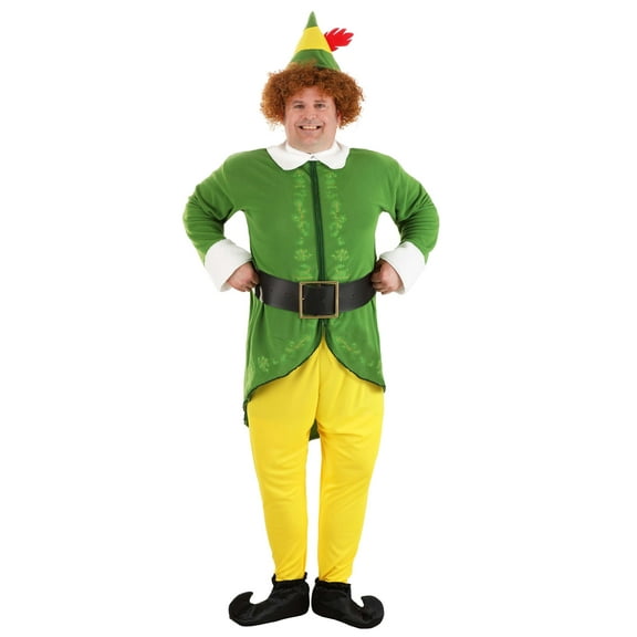 Men's Plus Size Buddy the Elf Costume