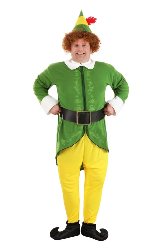 Men's Plus Size Buddy the Elf Costume