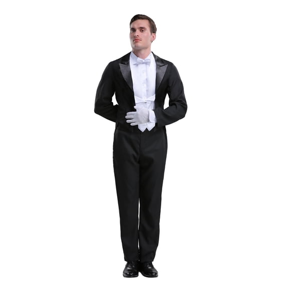 Men's Plus Size Butler Costume