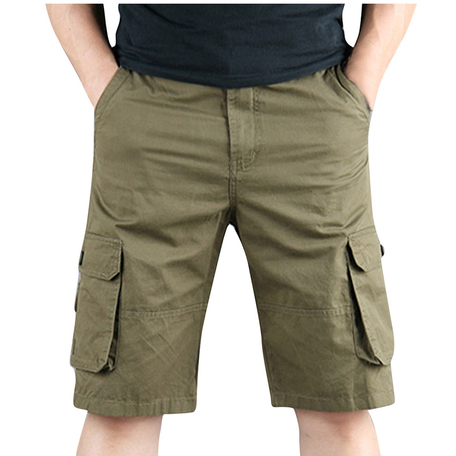 Men's Plus Size Cargo Shorts with MultiPockets Mens Cargo Pants Cargo