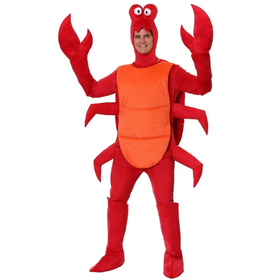 Men's Plus Size Crab Costume