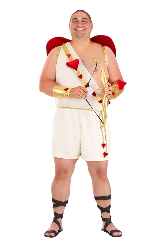 Men's Plus Size Cupid Costume