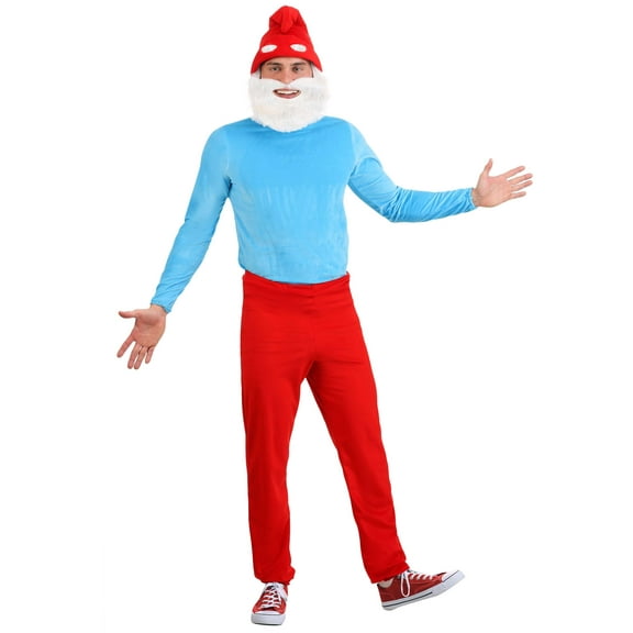 Men's Plus Size Papa Smurf Costume