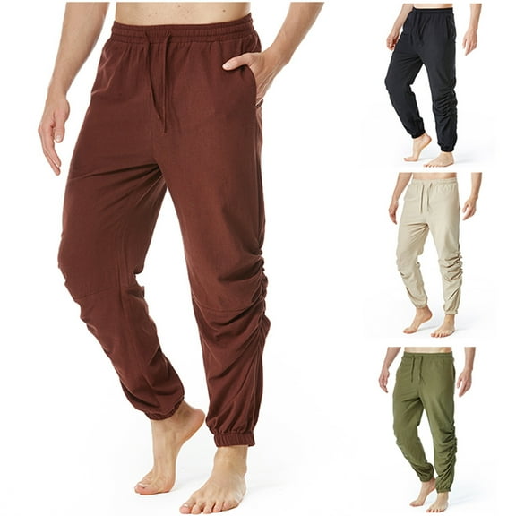 Men's Plus Size Sleep Pants Akafmk Men's Pajama Pants Soft Sleepwear Bottom Pants Home Pant Lightweight Loungewear Pant with Pockets