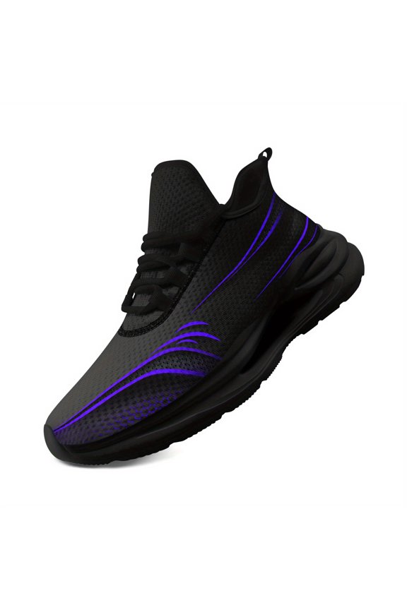 Men's Plus Size Sneakers with Midsole Suspension Technology - Lightweight Breathable Walking Running Trainers, Cushioned Sole & Low-Top for - - Suitable for Individual & Team Wear (Casual/Sport)
