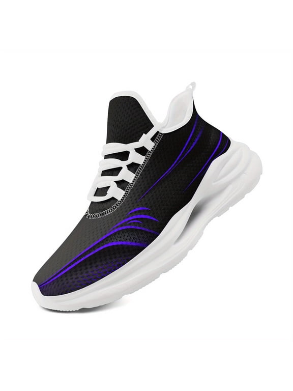 Men's Plus Size Sneakers with Midsole Suspension Technology - Lightweight Breathable Walking Running Trainers, Cushioned Sole & Low-Top for - - Suitable for Individual & Team Wear (Casual/Sport)