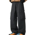 thumbnail image 1 of Men's Plus Size Snowboard Pants Waterproof Windproof Pant Trouser Loose Parachute Pants, 1 of 6