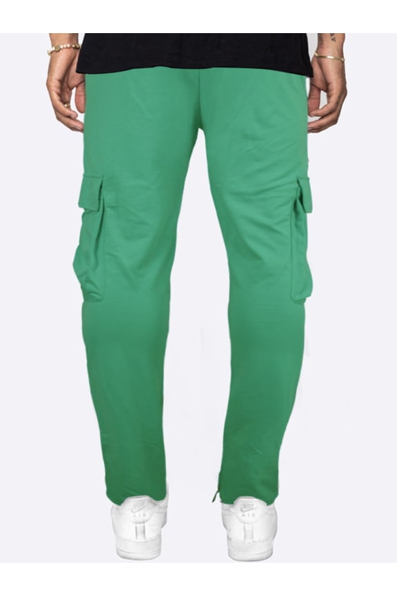 Men's Plus Size Solid Cargo Pants