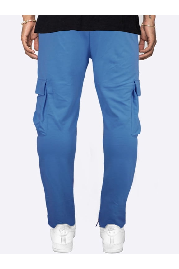 Men's Plus Size Solid Cargo Pants