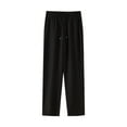 thumbnail image 1 of Men's Plus Size Sweatpants Casual Stretchy Straight Leg Drawstring Pants Baggy Outdoor Running Pockets Athletic Pant, 1 of 6