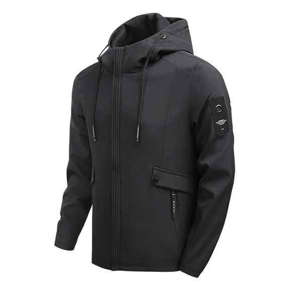 Men's Plus Size Waterproof Ski Jacket Big&Tall Warm Winter Hooded Coat Snow Mountain Windbreaker Jacket for Hiking