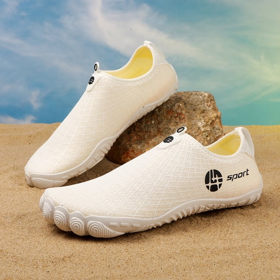 Men's Plus Size Wide Toe Outdoor Water Shoes, Soft Comfortable Barefoot Shoes for Fishing, Surfing, Hiking, Camping, Commuting and Daily Wear