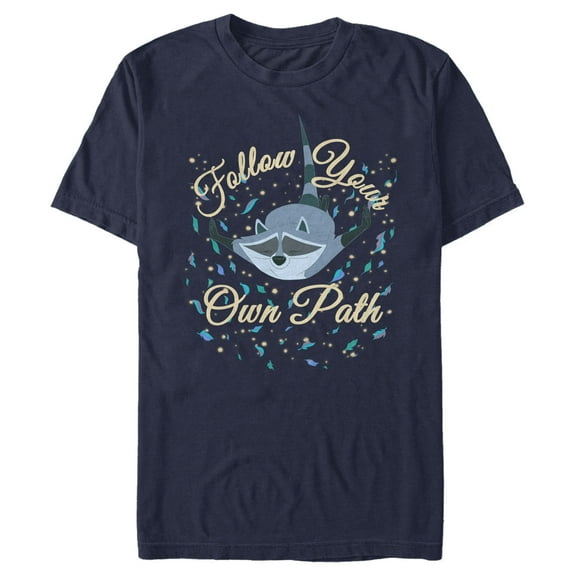 Men's Pocahontas Meeko Follow Your Own Path Graphic T-Shirt