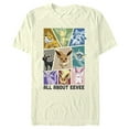 thumbnail image 1 of Men's Pokemon All About Eevee Eeveeloution  Graphic Tee Beige Large, 1 of 4