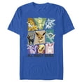 thumbnail image 1 of Men's Pokemon All About Eevee Eeveeloution  Graphic Tee Royal Blue 3X Large, 1 of 4