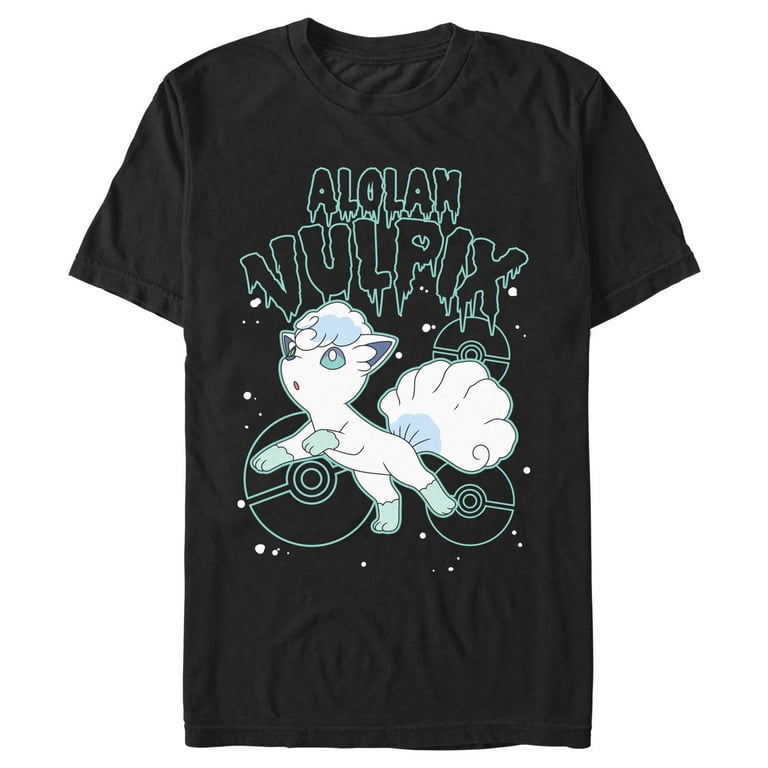 Men's Pokemon Alolan Vulpix Drip Graphic T-Shirt - Walmart.com