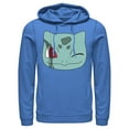 thumbnail image 1 of Men's Pokemon Bulbasaur Wink Face  Pull Over Hoodie Royal Blue Large, 1 of 4