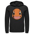 thumbnail image 1 of Men's Pokemon Charmander Smile  Pull Over Hoodie Black Small, 1 of 4