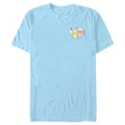 Mens Pokemon Chibi Pikachu Cupcake Graphic T-Shirt