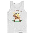 thumbnail image 1 of Men's Pokemon Christmas Pichu Rocker  Tank Top White X Large, 1 of 4
