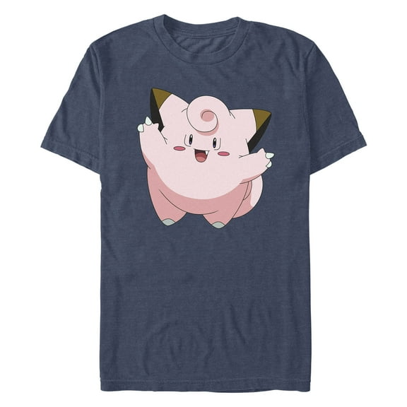 Men's Pokemon Clefairy Large Portrait Graphic Tee