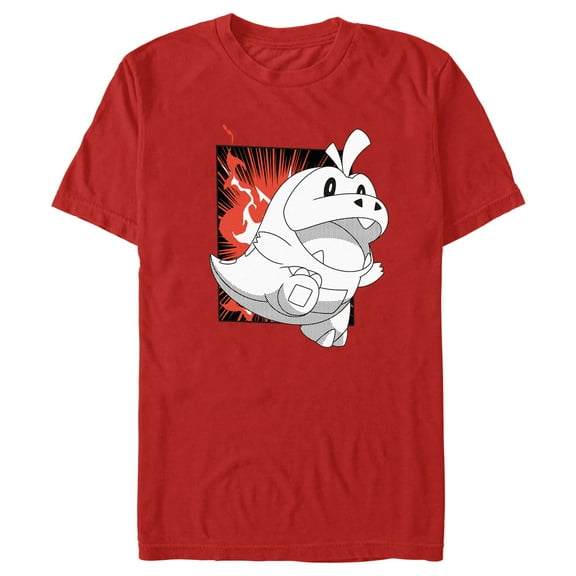 Men's Pokemon Comic Book Fuecoco  Graphic T-Shirt